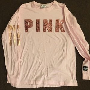 Pink long sleeve shirt